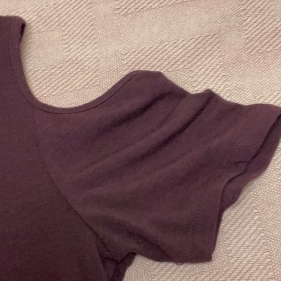 Express women’s cold shoulder mock turtleneck short sleeve tee, size M - Picture 6 of 6